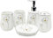 Seifenspender Badezimmerzubehör, Hoteldekoration, 5-teiliges Set, Zahnbürstenhalter, Seifenschale, Lotionspender, Glas-Set, 5-teilig Deko
