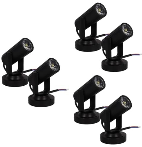 FUNOMOCYA 6 Stk Bühneneffektlampe LED Scheinwerfer LED-Bühnenlampe Projektorlichter LED-Pinspot-Licht Club-Lichtprojektor Uplights led-stirnlampen led bühnenlicht party beleuchtung Clublicht
