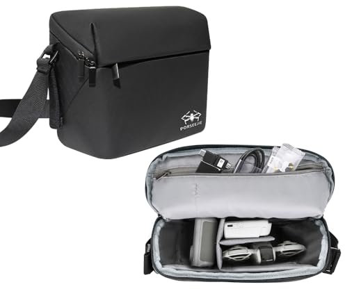 Hesupy Carrying Bag for DJI Neo Shoulder Bag Travel Storage Case Organizer for Neo Drone, RC-N3 Remote Controller, Neo Batteries, Charging Hub Accessories