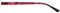 ChangeMe! 1 Paar Wechselbügel 9140-8 - Rot mit pink Gradient - Brillenrahmen für Erwachsene