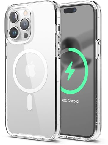 ULTRICS Magnetic Case for iPhone 14 Pro Max, iPhone 14 Pro Max Clear Case with Military-Grade Drop Protection, Never Yellow Shockproof Phone Case, Slim iPhone Cover Compatible with MagSafe