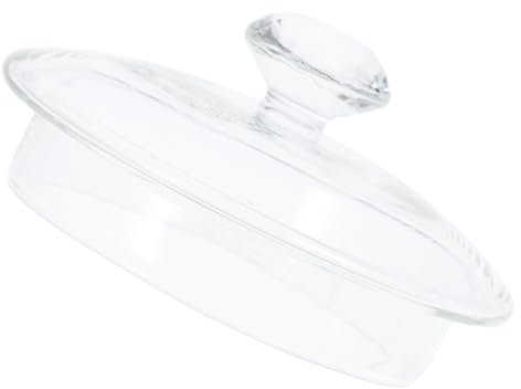 MAGICLULU Glass Teapot Lid Replacement Clear Heat-Resistant Cover for Tea Kettle with Tight Seal Transparent Design for Flowering Tea and Home Use