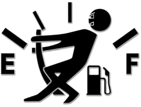 Adesivo per auto, adesivo per tappo serbatoio auto, adesivo per auto divertente, adesivo per auto, adesivo per auto, adesivo divertente per indicatore di livello del gas