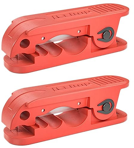 Qerwsdty 2 Pack Round Wire Stripper Cutting Multifunctional Wire Stripper Klein Wire Stripper Cable Stripper Red
