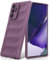 BonYonka Silicone Case for Samsung Galaxy Note 20 Ultra, Anti-Scratch Microfiber Lining, Shockproof Case with Camera Protection, Purple