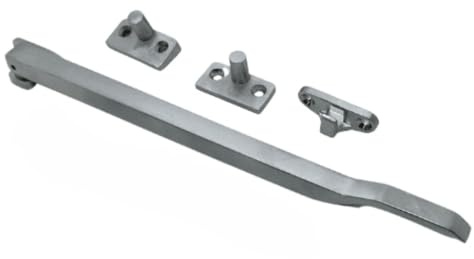Satin Chrome Non-Locking Window Casement Stay