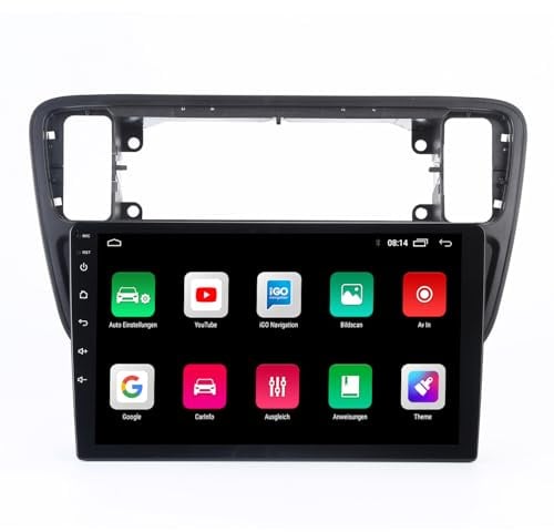 Autoradio mit Bildschirm,9 Zoll Wireless Carplay Android Auto,GPS Navigation für Seat MII e-MII KE KF,Skoda citigo E-Citigo,VW UP! e-up! e-Load Up Seat Ibiza IV4 IV IV5 IV ST Sportcoupe