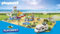 PLAYCARPETS Nature Tapis de Jeu pour Playmobil Jouets, Camping et Aventure de Plage Tapis de Jeu Double Face