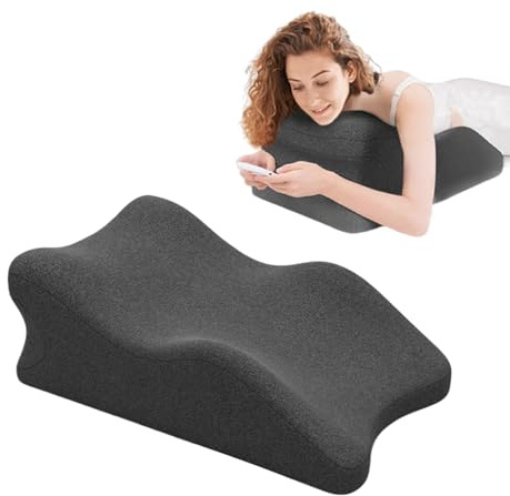 Balakaka Coussin Jambes 60×36×24 cm, Coussins Relève-Jambes pour Femmes Enceintes Convalescence Postopératoire, Soulager la Fatigue des Jambe, Taie d'oreiller Lavable, Gris foncé