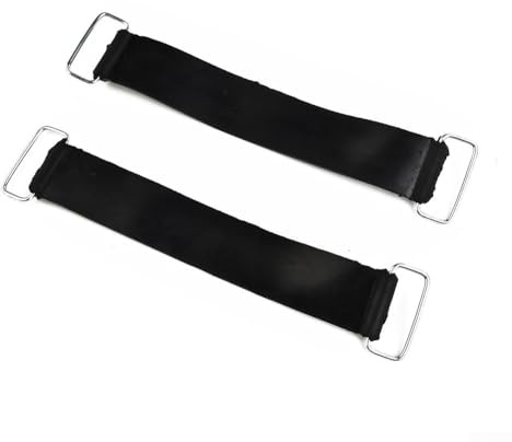 Motorcycle Rubber Battery Strap Holder Belt, 2pcs for Suzuki, Tricycles and Scooters