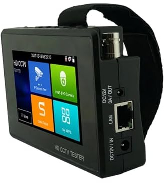 IP Camera Tester, H265 264 8MP Multi-function CCTV TESTER IPC 1800 Plus Guide 4 Inch 4K IP Camera Monitor With WIFI AHD/TVI/CVI CVBS