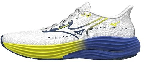Mizuno Herren Wave Rider Laufschuh - J1GC2503, Farbe:Weiß, Herren Schuhe:39