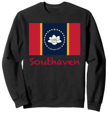 Southaven Mississippi Drapeau USA Souvenir Sweatshirt