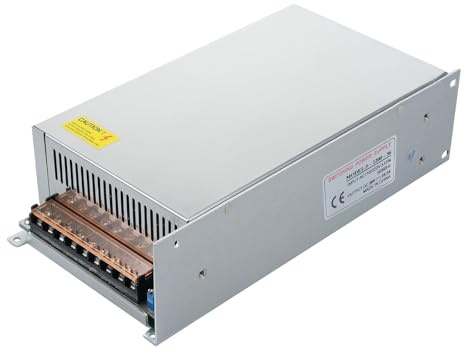 FTVOGUE Fuente de Alimentación Conmutada de 36 V Controlador LED de Aleación de Aluminio Convertidor de CA A CC Regulado de 1200 W 33,3 A con Protección para Tira de Luz LED CCTV Impresora 3D Uso en