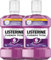 Listerine Cuidado Total (pack de 2 x 1 L), enjuague bucal con flúor, colutorio bucal con 6 beneficios en 1, elixir bucal para una limpieza bucal completa