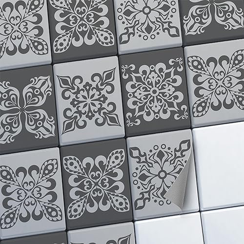 creatisto Mosaik-Fliesen Fliesenaufkleber Fliesenfolie - Stylische Sticker Aufkleber für Fliesen I Klebefliesen Deko Folie für Fliesen in Küche u. Bad/Badezimmer (15x20 cm I 36 -Teilig)