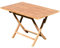 ALEOS. Teak Klapptisch Holztisch Gartentisch Garten Tisch 120x70cm JAV-Aves Holz echt Teakholz
