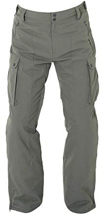Brunotti Skihose Snowboardhose Hawk Mens Snowpants schwarz & grün Winddicht wasserdicht (763 Beetle Green, L)