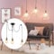 iDEGU 3-flammige Pendelleuchte, 150 cm Retro Hängelampe DIY Hängeleuchte Spinnen-Design Deckenlampe, E27 Fassung, Messing