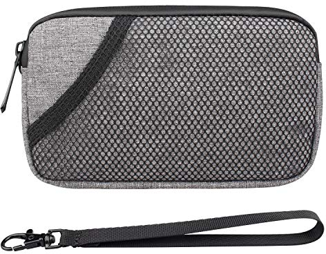 FIREDOG Geruchsdichte Beutel Mit Karbonfutter - Reiseaufbewahrung, Grau, 16,5 x 10,2 cm