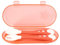 2Pcs Utensilios para bebés Cuchara Tenedor, Alimentación infantil portátil Entrenamiento Tenedor Cuchara Juego de vajilla antideslizante para bebés con estuche de viaje para destetar(rojo)