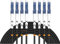 Jeirdus 75 Metri 250ft LC a LC Outdoor Blindato 4 Core 9/125 SM Cavo A Fibra Ottica Ponticello Cavo di Patch Ottico Singlemode LC-LC