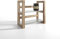 ARHome Scaffale Portaspezie, Ripiano porta oggetti, 26.6 x 14.4 x 29.4, Rovere Rustico, Mensola cucina, Porta barattoli, Salvaspazio, Made in Italy