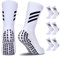 JUYANO Fußball Socken Kinder, Grip Football Socks Jungen Fussball Socken, Fussballsocken Kinder Atmungsaktive Anti Sportsocken Für Laufe Basketball Rugby Tennis (6-14 ahren)