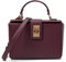 Anne Klein Umwandelbare Box-Tasche mit Ak Emaille-Drehverschluss, Cranberry/Cranberry, Einheitsgröße