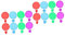 HONMEET 24pcs Foldable Flying Disc Hand Fan Foldable Folding Pocket Toy for Kids Collapsible Beach Toys Bulk Mini Toys Foldable Fan Handheld Round Fans Toy Foldable Fries