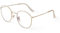ADEWU Klassische Brille Blaulichtfilter ohne Sehstärke Runde Computerbrille Metallrahmen Damen Herren