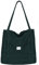 TANTOMI Handtasche Damen Shopper Tasche Damen, Tote Bag Damen mit Reißverschluss aus Cord, Shopper Damen Groß für Arbeit Büro Reisen Einkaufen Schule und Alltag(Dunkelgrau).