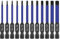 HPHOPE Professionelles Torx Bit Set 12tlg, Schraubendreher Bit Set T5 – T40, Länge 65mm, 1/4-Zoll Sechskantschaft mit Aufbewahrungsbox