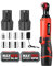 ONEVAN Cordless Ratchet Wrench Electric Power Ratchet - 40 Nm Max Torque, 3/8 Drive Wrench with LED Light, Includes 8 Soketss, for Vehicle and Industrial Use