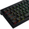 Hyekic 129 Keys PBT Keycaps, Black Topographic Side Printed Shine Through Keycaps, Cherry Profile Dye Sublimation Custom Keycap for Cherry MX Switch ANSI & ISO Layout Mechanical Keyboards