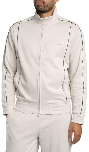 Armani Exchange Men's Long Sleeve Side Logo Zip Closure Sweatshirt (pack of 1)
