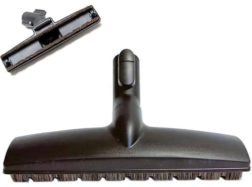 Chuancheng Replacement Vacuum Brush Head with Wheels & Horsehair Bristles for Miele Vacuum Accessories, Parquet Brush Tile Hard Floors - 35mm 1-3/8'' Hardwood Floor Vacuum Attachment