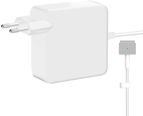 Compatible con el cargador Mac Book Pro que reemplaza el cargador T - Tip 45W / 60W para Mac Book Air de 11 y 13 de 2012, 2013, 2014, 2015, 2017, 2018, modelo a1465 a1466