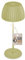 BRILONER - Riffle LED Tischlampe kabellos IP44 mit Lichtkante, Touchdimmer, Akku tauschbar, Nachttischlampe, Leselampe, LED Lampe, Akku Lampe, German Design Award Winner 2025, 14,5x36,5 cm, Grün