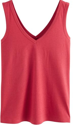 NEXT Damen Standard Slouch-Trägertop aus Modal Rot XL