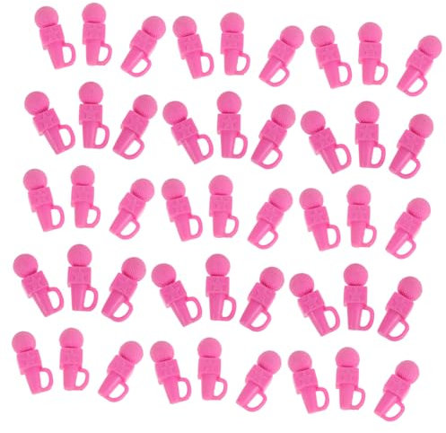 KONTONTY 50pièces Jouet pour Fille Maison De Poupée avec Mini-Microphone Rose Machine à Karaoké pour Garçon Fille Et Instruments De Musique