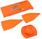 Eujgoov V Cucharada de la Mandolina, Cuchilla de Acero Inoxidable con Protector Manual Diseño de Marco Grande para Cortador de Vegetales Manual de Cocina Diferentes Cuchillas, Adecuadas para Cortar