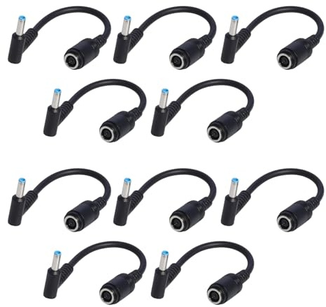 90-Grad-Winkelspitzen-Konverter-Adapter für HP Blue Tip, 7,4 mm auf 4,5 mm, 10 Stück