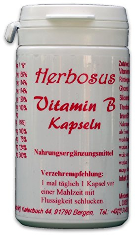 Vitamin-B-Kapseln von Herbosus