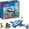 LEGO 60206 City Polizei Flugzeugpatrouille, Flugzeugspielzeug, einfach zu bauende Spielzeuge für Kinder