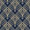 Waldorf Deco Tapete Navy/Gold World of Wallpaper 274447