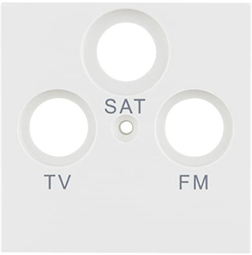 REV Matrix, Abdeckung Antennendose (TV/SAT/RF), Weiss-matt
