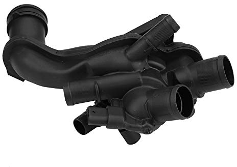OEM 1336CC Thermostat, Keenso Auto Motorkühlmittelthermostat mit Gehäusedichtung Thermostatgehäuse Baugruppe für 207 308 RCZ 1336CC