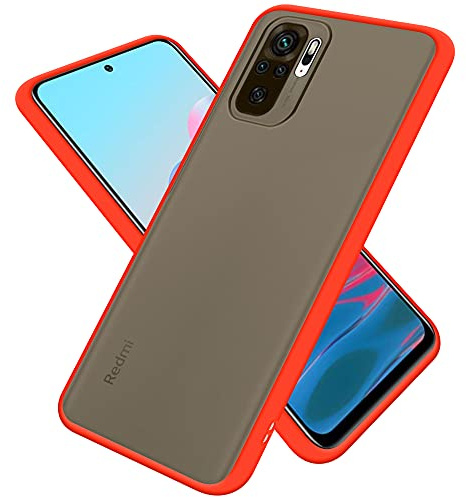 Cadorabo Hülle kompatibel mit Xiaomi RedMi Note 10 4G RedMi Note 11 4G Schutzhülle TPU Silikon Case Hybrid Matt Design Slim Case Hülle für Xiaomi RedMi Note 10 4G RedMi Note 11 4G in Transparent