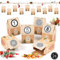 Adventskalender zum Befüllen, 24 Adventskalender Häuser, Adventskalender Selber Basteln Boxen, DIY Adventskalender zum Befüllen Häuser für Weihnachtlichen 2024 zum Basteln